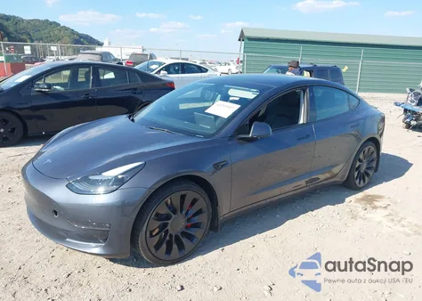 2022 Tesla Model 3 Performance Dual Motor All-Wheel Drive from USA, damaged, VIN 5YJ3E1EC5NF248423